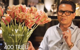 Thái Công chỉ cách trưng hoa với giá hơn 400 triệu sao cho sang nhưng lại khiến hội chị em chơi hoa “khóc thét”