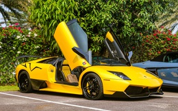 Cận cảnh Lamborghini Murcielago Roadster độc nhất Việt Nam độ cực độc của đại gia phố núi tại VietRally