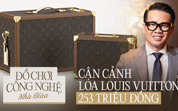 Cận cảnh chiếc loa Louis Vuitton giá 253 triệu đồng mà NTK Thái Công phải "tay xách nách mang" ở sân bay!