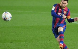 Messi xác lập kỷ lục chưa từng có trong sự nghiệp