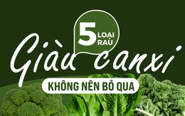 5 loại rau rất giàu canxi, dễ hấp thụ còn hơn cả sữa