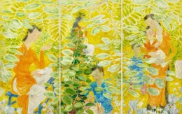 Thêm một bức tranh của danh họa Lê Phổ được bán giá triệu USD