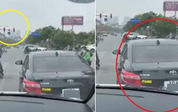 Xe cứu thương hú còi, gọi loa khẩn cấp vẫn không được nhường đường: Tài xế phía trước vượt đèn đỏ nhường đường có bị xử phạt?