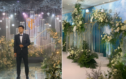Không gian tiệc cưới của Hà Đức Chinh ở khách sạn 5 sao Hà Nội: Hoa tươi ngập tràn, tổng chi phí ngót nghét 1 tỷ!
