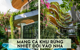 Hòa mình vào không gian nhiệt đới của ngôi nhà nổi bật giữa lòng Sài Gòn: Ai bước vào cũng trầm trồ vì bên trong không khác gì khu nghỉ dưỡng