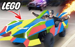 YouTuber dùng LEGO lắp thành công xe hơi của Người Dơi, đã chạy được lại còn biết "phun lửa" giống trong truyện