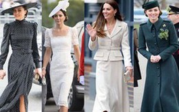 Những trang phục đẹp thanh lịch và nữ tính của Công nương Kate - "Biểu tượng thời trang Hoàng gia"