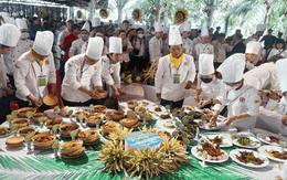 222 món ăn từ dừa xác lập kỷ lục thế giới