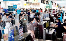 Khách quốc tế qua cảng hàng không tăng hơn 900%