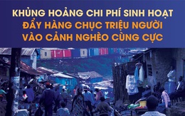 [INFOGRAPHIC] Khủng hoảng chi phí sinh hoạt đẩy hàng chục triệu người vào cảnh nghèo cùng cực