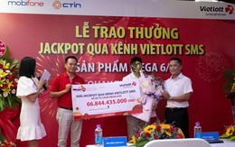 Nhân viên văn phòng trúng giải Vietlott 66,8 tỉ đồng