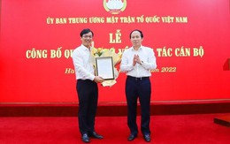 Anh Nguyễn Bình Minh làm Chánh Văn phòng Cơ quan Ủy ban T.Ư MTTQ Việt Nam