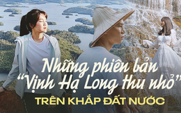 Mãn nhãn trước những cảnh đẹp được ví như “vịnh Hạ Long thu nhỏ” trên khắp đất nước