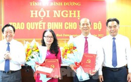 Bình Dương trao quyết định bổ nhiệm cán bộ chủ chốt