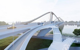 Cầu vòm thép được chọn vượt sông Hồng trong khu vực nội đô Hà Nội