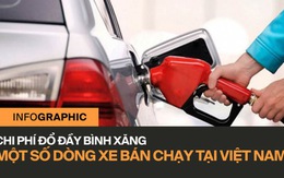 Xăng giảm giá, đổ đầy bình các ô tô bán chạy tại Việt Nam tiết kiệm được bao nhiêu tiền?