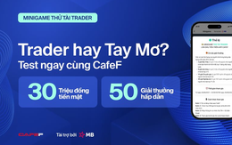 Tham gia mini game "Thử tài trader" và săn giải thưởng cùng CafeF