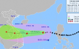 Bão số 4 giật cấp 15, cách quần đảo Hoàng Sa khoảng 440km