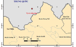 Động đất lại xảy ra ở Kon Tum và gần biên giới Trung Quốc