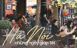 Chủ nhật cuối cùng của năm cũ: Người Hà Nội rủ nhau đi cà phê, ngắm phố phường ngập tràn sắc xuân