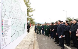 Thủ tướng Phạm Minh Chính khảo sát các dự án hạ tầng tại tỉnh Cao Bằng