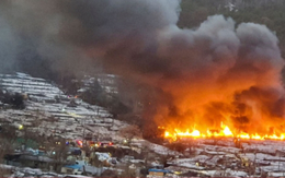 Khoảng 500 người phải sơ tán khỏi đám cháy khu ổ chuột ở Hàn Quốc