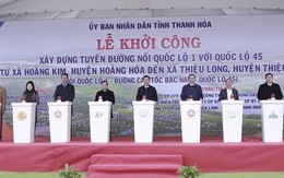 Thanh Hoá: Khởi công tuyến đường nối hai quốc lộ hơn 1.400 tỷ đồng