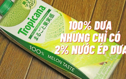 ‘Cú lừa’ nước ép 100% dưa nhưng chỉ chứa 2% nước ép dưa khiến Tropicana Nhật Bản bị phạt tiền