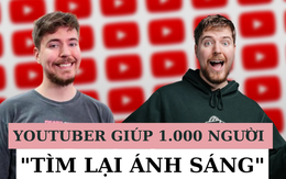 YouTuber kiếm tiền nhiều nhất năm đài thọ cho 1.000 người chữa khiếm thị, có cả người Việt Nam: Chữa xong còn tặng tiền và ô tô