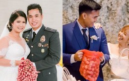 Cuộc khủng hoảng thực sự phía sau bức ảnh cô dâu Philippines cầm túm hành thay hoa cưới