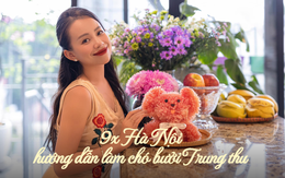 9x Hà Nội khéo tay chỉ cách làm chó bưởi bày cỗ Trung thu: 1h đăng đã nhận hàng nghìn tương tác