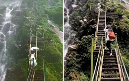Khung cảnh ngọn thác hùng vĩ ở Lào Cai khiến nhiều người trầm trồ: Không ngờ ở Việt Nam có nơi đẹp như vậy!