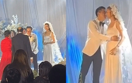 Loạt khoảnh khắc lễ đường lãng mạn trong đám cưới Thanh Hằng: Chú rể 10 điểm không có nhưng!