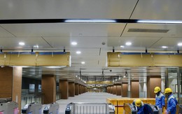 Hình ảnh ga ngầm tuyến metro Bến Thành-Suối Tiên hoàn thiện sau gần 10 năm thi công