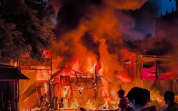 Cận cảnh hiện trường vụ cháy khiến 4 người trong một gia đình thương vong ở Hà Nội