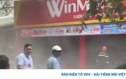 Cháy siêu thị WinMart+ tại Cầu Giấy, Hà Nội