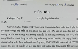 Bố phản ánh về thu chi, con bị nhà trường "từ chối giáo dục", "phải nghỉ học"