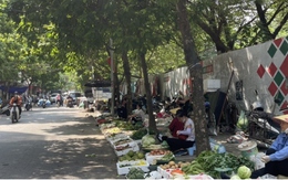Nhếch nhác “chợ cóc”, chợ tạm chiếm dụng vỉa hè