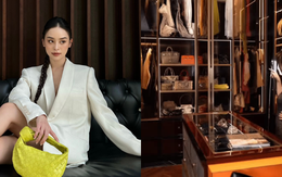 Phòng thay đồ xa xỉ của “ngọc nữ lookbook” từng lên báo Thái Lan: 25 chiếc túi hiệu, chia sẻ về BST giày mới choáng