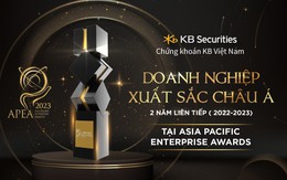 Chứng khoán KB Việt Nam thắng giải quốc tế, lọt top 10 thị phần HNX