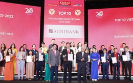 Agribank được vinh danh Top 10 thương hiệu mạnh Việt Nam 2023