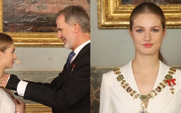 "Nàng công chúa đẹp nhất châu Âu" chính thức thành người kế vị ngai vàng Tây Ban Nha, xinh đẹp rạng ngời ở tuổi 18