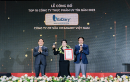 VitaDairy 4 năm liên tục giữ vị trí top doanh nghiệp uy tín ngành sữa