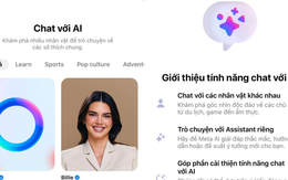 Meta cho phép người dùng trò chuyện với AI trong ứng dụng Facebook Messenger