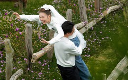 Kỷ niệm 1 tháng ngày cưới, Thanh Hằng quyết định công khai ảnh ông xã nhạc trưởng bế vợ cực hài hước