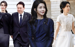 Đệ nhất phu nhân Hàn Quốc gây ấn tượng với style sang trọng, thanh lịch, khó bị “lép vế" dù đứng cạnh ai