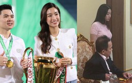 Chủ tịch CLB Hà Nội hé lộ hình ảnh Hoa hậu Đỗ Mỹ Linh mặt mộc, 3h sáng vẫn hỗ trợ bố chồng công việc