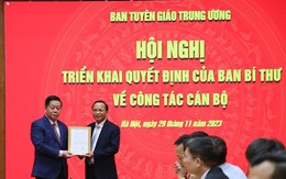 Ban Bí thư Trung ương Đảng điều động, bổ nhiệm, chỉ định cán bộ