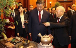 Tổng Bí thư Nguyễn Phú Trọng mời Tổng Bí thư, Chủ tịch Tập Cận Bình thưởng thức 3 loại trà