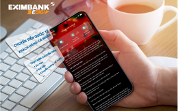 Eximbank chuyển tiền quốc tế online trên App Eximbank Edigi